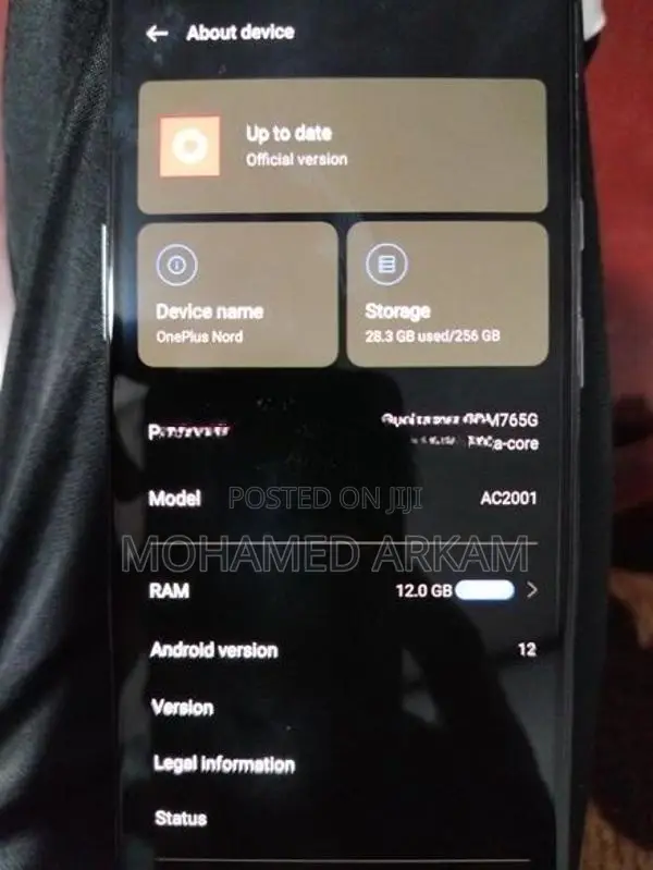 OnePlus 5 one plus NORD 5g (Used)