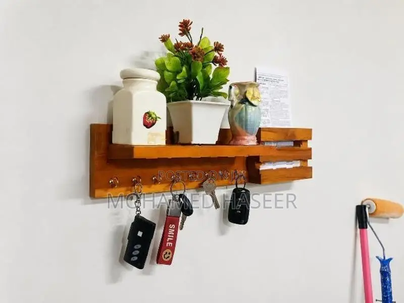Wooden Wall Key Holder