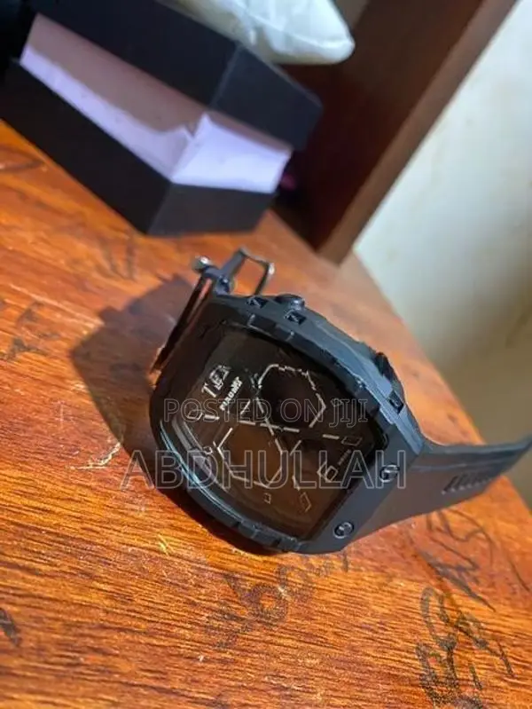 Piaoma Matte Black Men's Digital Watch