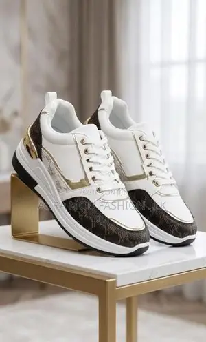 Premium Monogram Casual Sneakers
