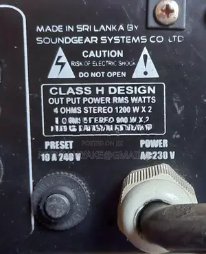 Ground Audio Power Amp