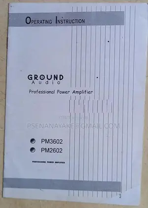 Ground Audio Power Amp