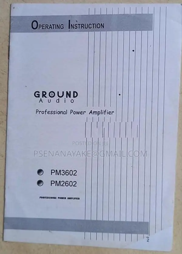 Ground Audio Power Amp