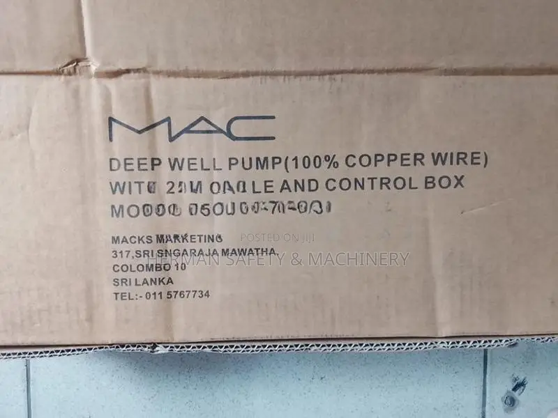 MAC Stainless Steel Submersible Pump 0.55kW (0.75HP) – HERMAN PT 0612