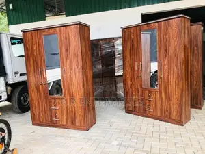 New 3 Door Melamine Wardrobes with Mirror