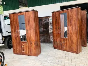 New 3 Door Melamine Wardrobes with Mirror