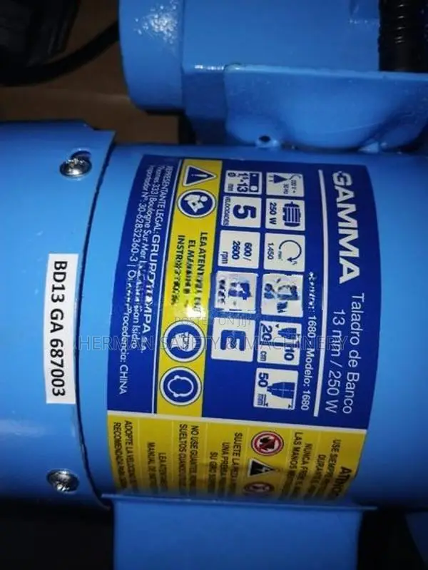 Gamma BD13 Bench Drill 13mm – HERMAN PT 0615