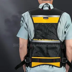 Electrician Safety Jacket with 10 Pockets