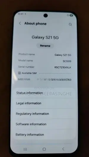 Samsung Galaxy S21 (Used)