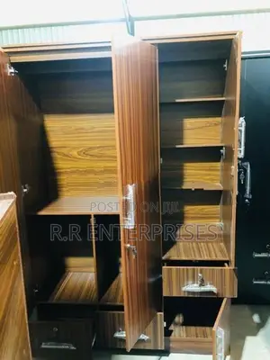 New Modern Melamine Wardrobes with Side Dressing Table