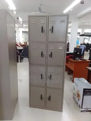 Steel 8 Locker Cupboard
