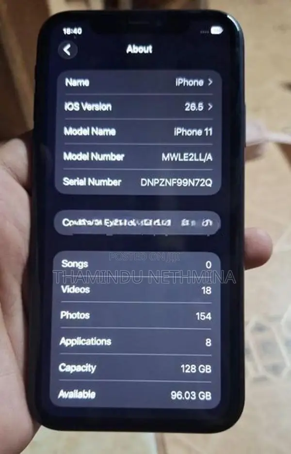 Apple iPhone 11 128GB (Used)