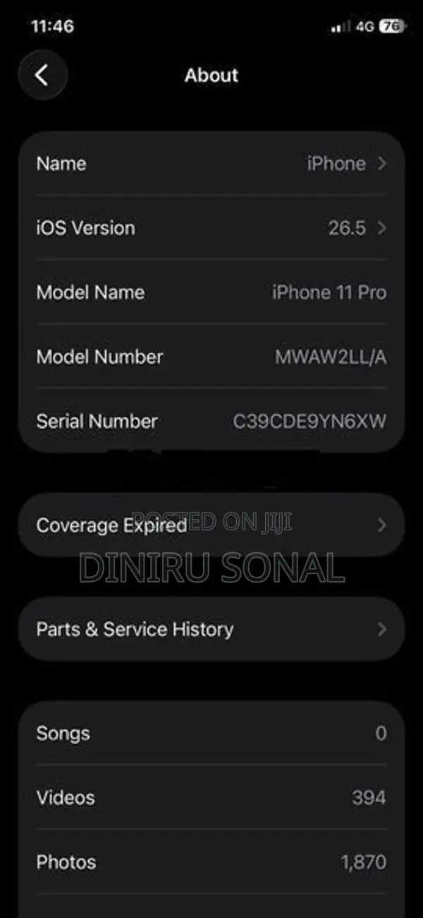 Apple iPhone 11 Pro (Used)