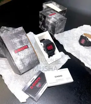 Casio G Shock DW 5600BBR 1DR Watch
