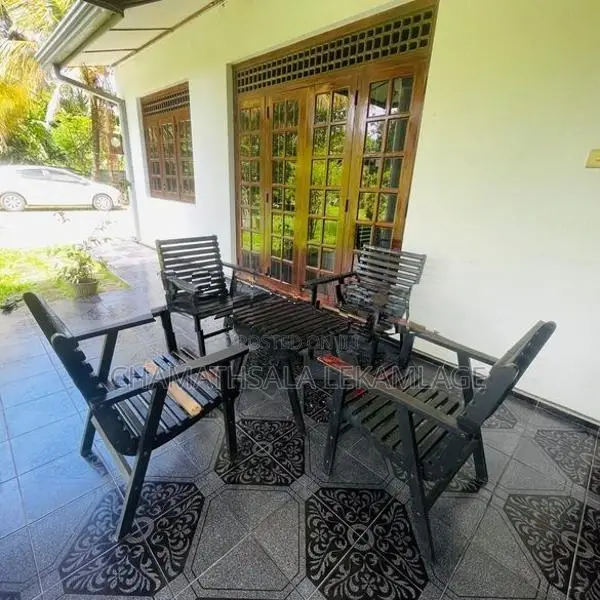 Wooden Chairs with Table