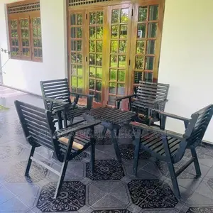 Wooden Chairs with Table