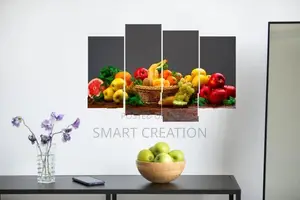 4 Panel Wall Art Framed
