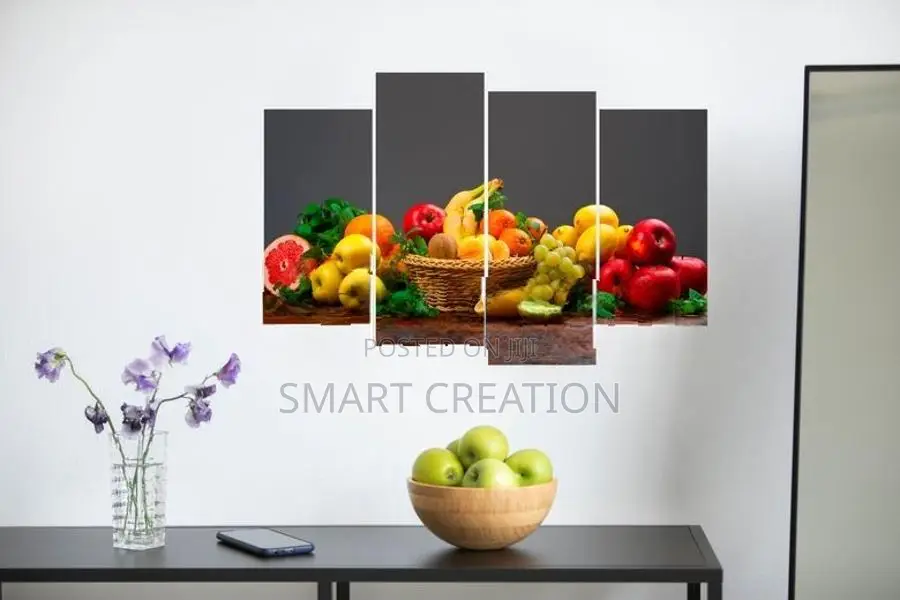 4 Panel Wall Art Framed