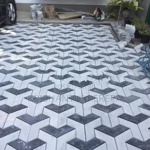 Grass Planting interlock paving