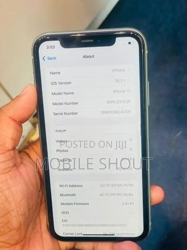 Apple iPhone 11 64GB (Used)