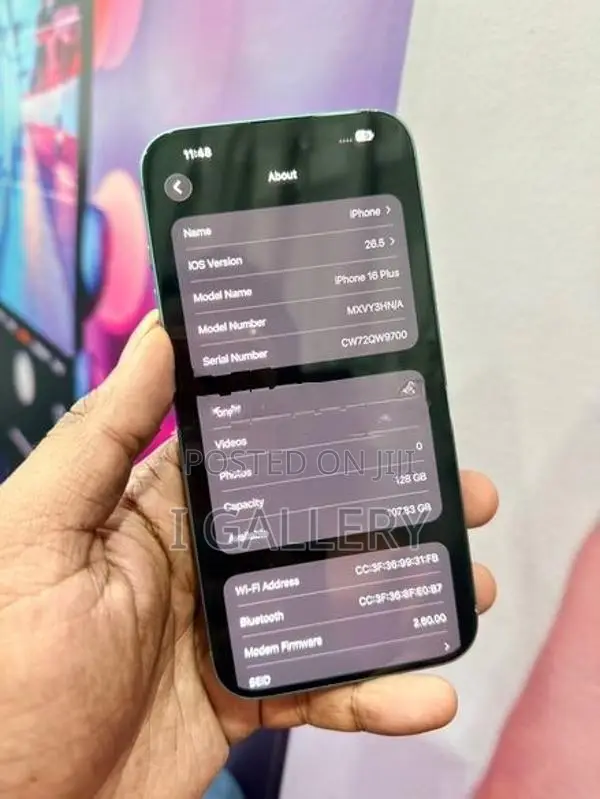 Apple iPhone 16 Plus 128GB (Used)