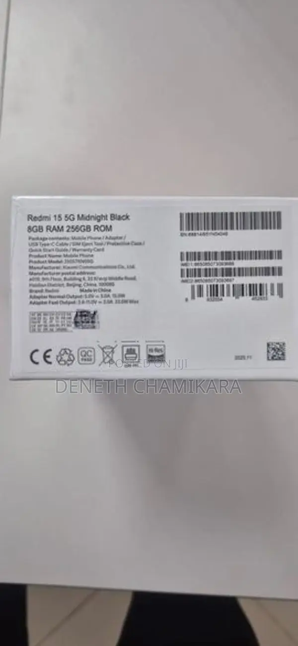 Xiaomi Redmi 15 5G (Brand New)