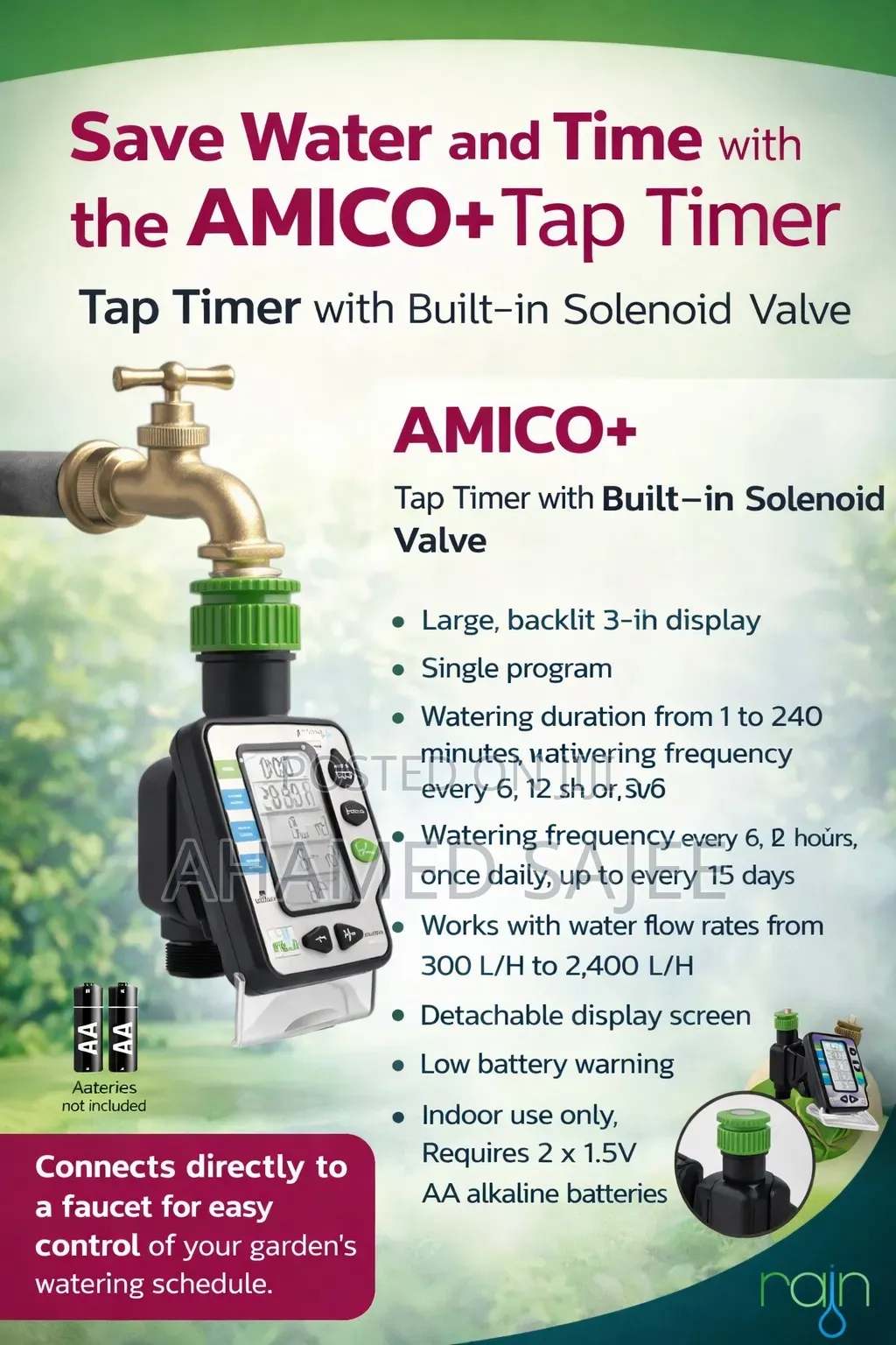 Amico Tap Timer