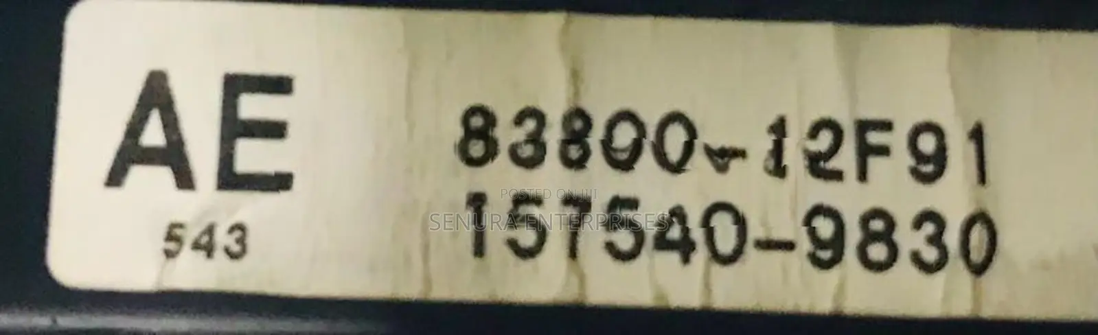 Toyota Corolla Axio NZE141 meter Board