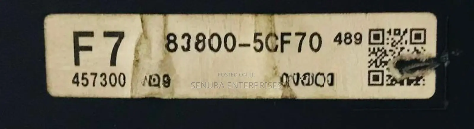 Toyota Aqua NHP10 Meter Board