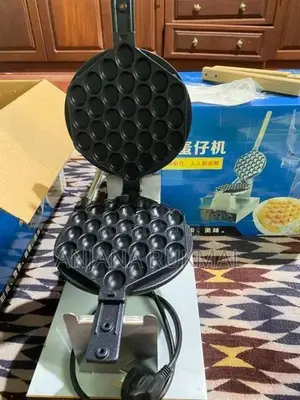 Industrial Non-Stick Electric Dual Bubble Waffle Maker