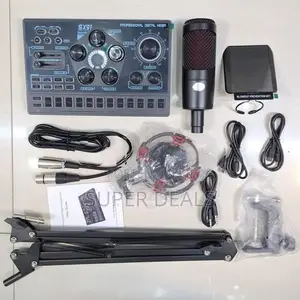 Sx91 Live Sound Card Zx2020 Phantom Power Mic Full Set