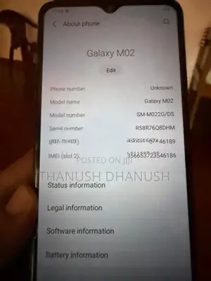 Samsung Galaxy M02 (Used)