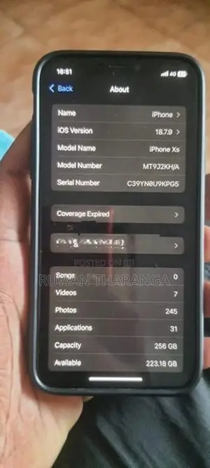 Apple iPhone XS 256GB (Used)