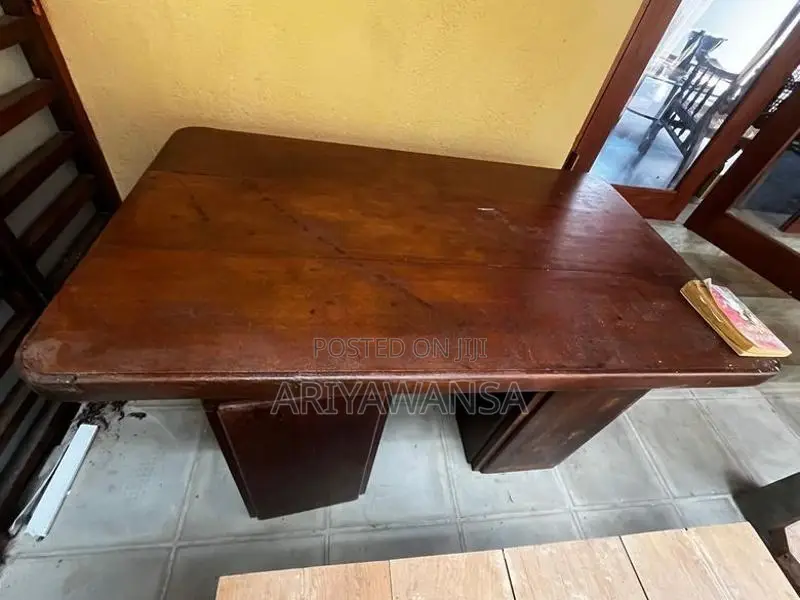 Antique Burma Teak Office Table