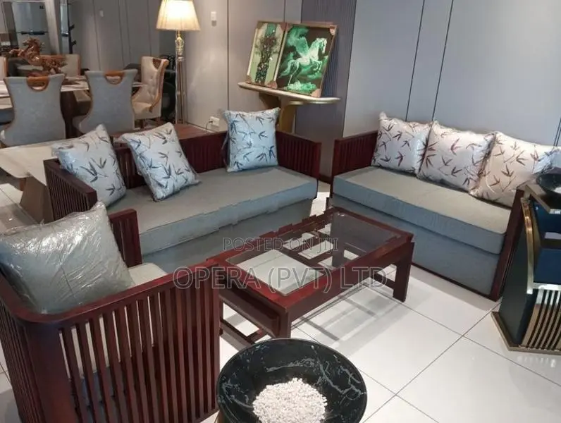 Wooden Sofa Set 3+2+1