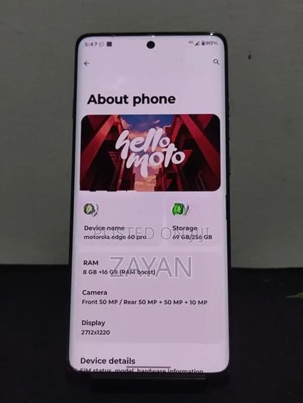 Moto Edge 60 Pro (Used)