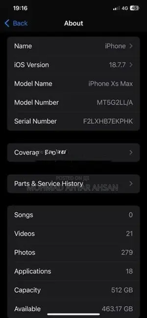 Apple iPhone XS Max (Used)