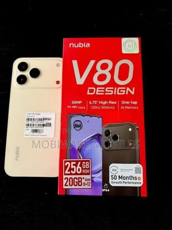 ZTE nubia V80 Design 8GB 256GB (Used)