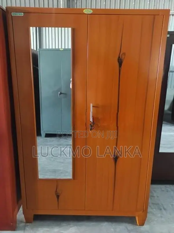 New 6x4 Size Steel Cupboard With Mirror (Xxx8)