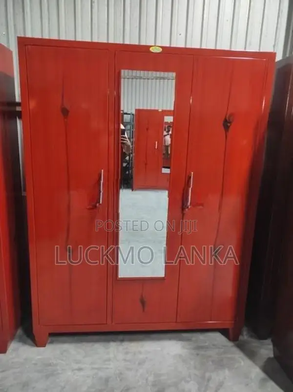 New 3 Door Steel Cupboard With Mirror (Xxx9)