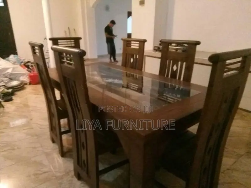 Brand New Dinning Table with 6 Chairs -Li 18