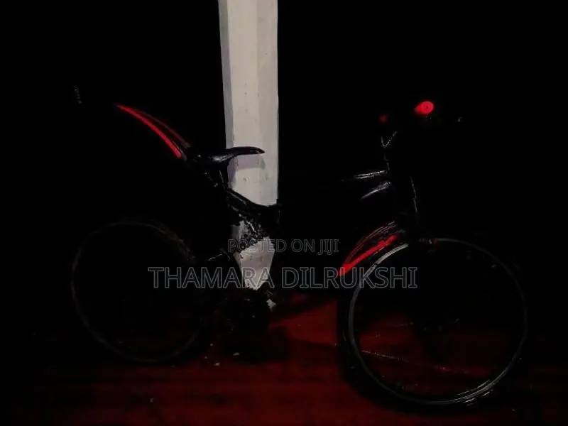 සස්පෙන්ෂන් බයිසිකලය - කළු රතු මාතර