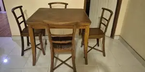 Solid Teak dining table set for sale