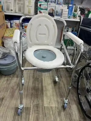Commode Chair with Wheels