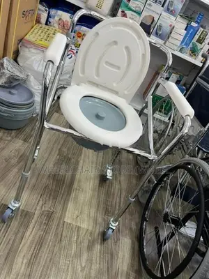 Commode Chair with Wheels