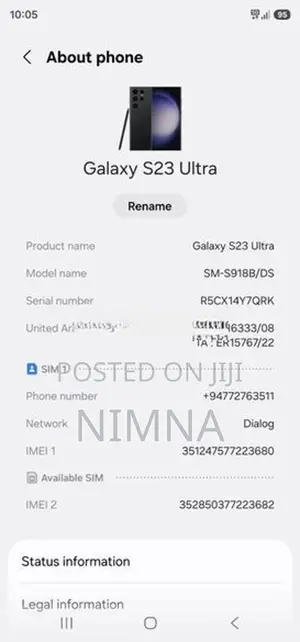 Samsung Galaxy S23 Ultra (Used)