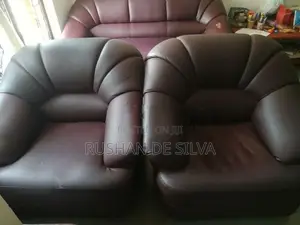 Leather Sofa Set (3+1+1 seaters set)