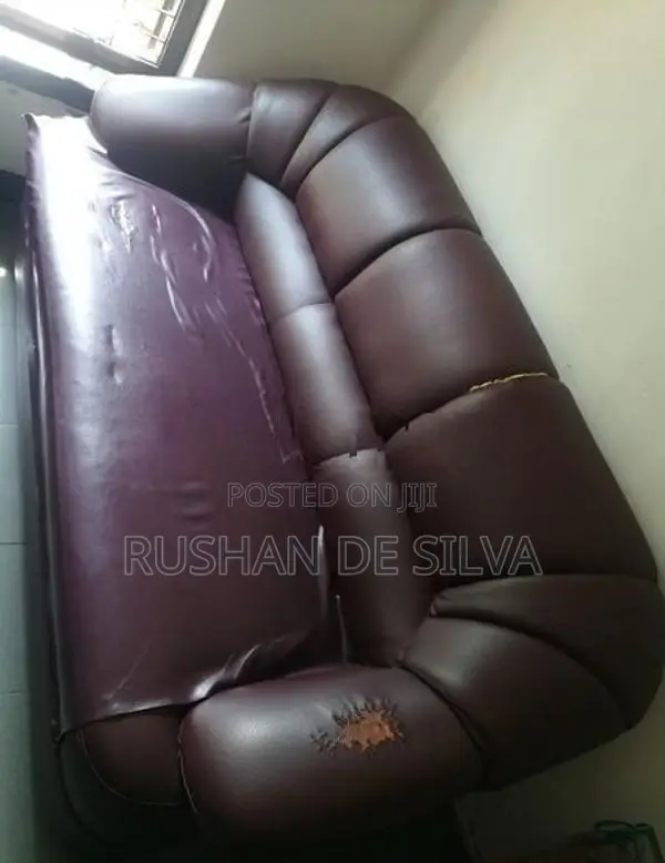 Leather Sofa Set (3+1+1 seaters set)