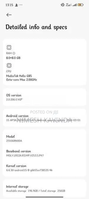 Xiaomi Redmi 13C (Used)
