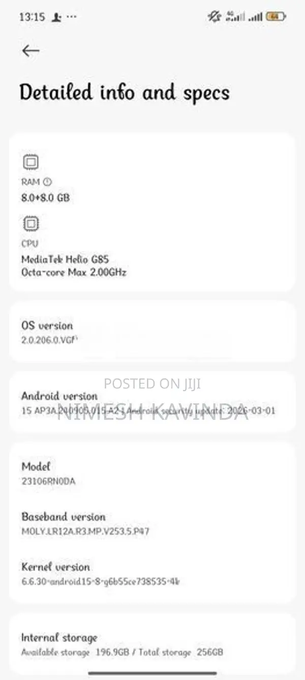 Xiaomi Redmi 13C (Used)
